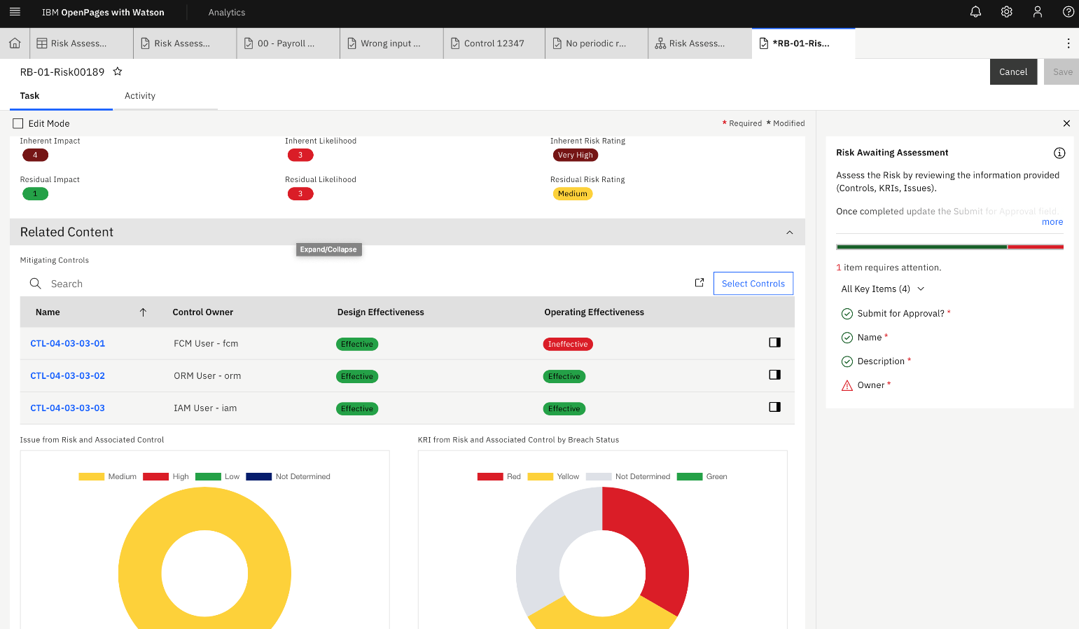 سامانه GRC IBM OpenPages